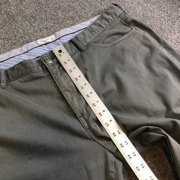 Peter Millar Pants Mens 40x30 Gray Five Pocket Golf Sateen Performance - Picture 8 of 14